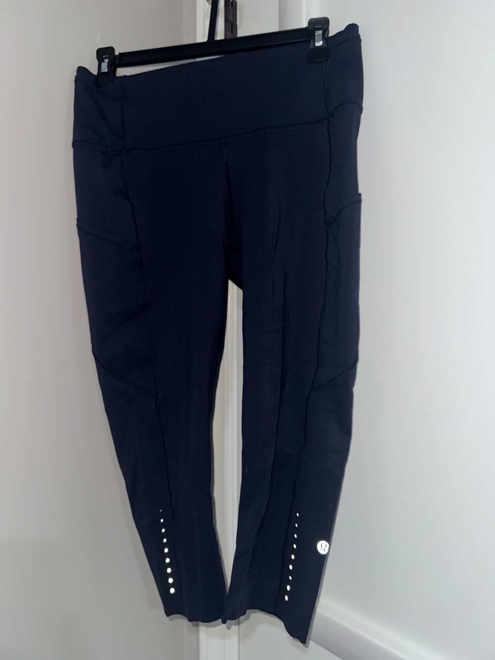 lululemon athletica Navy Reflective Pocket Leggings